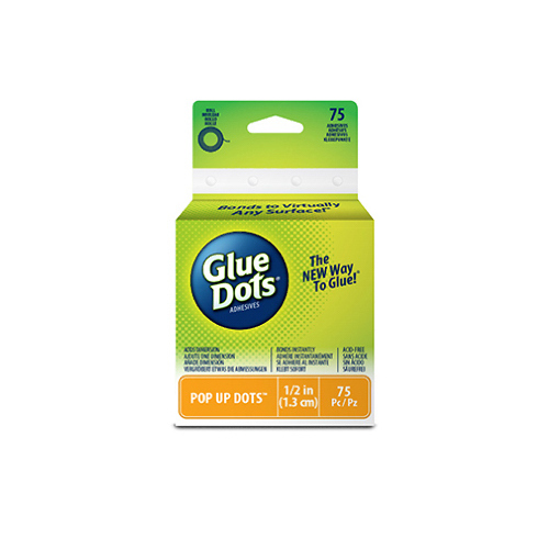 Glue Dots 12296-75 Pop-Up Adhesive Roll, 75-Ct.