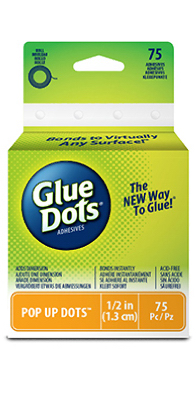 Glue Dots 12296-75 Pop-Up Adhesive Roll, 75-Ct.