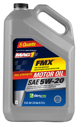 WARREN DISTRIBUTION MAG64192 Dexos 1 Motor Oil, Full Synthetic, 5W-20, 5-Qts.