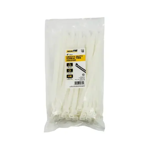 Heavy Duty Cable Tie, 8-In - pack of 100