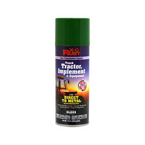 Rust-Preventative Enamel Spray Paint & Primer for Metal, Truck, Tractor, Implement & Equipment, Oliver Meadow Green, 12 oz.