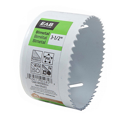 Exchange-A-Blade 1054822 Industrial Hole Saw, M3 BiMetal, 3-1/2-In.