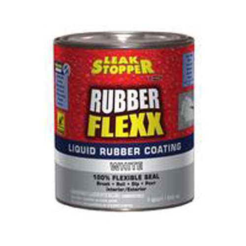 Rubber Flexx Leak Stopper Liquid Coating, White, 1-Qt.