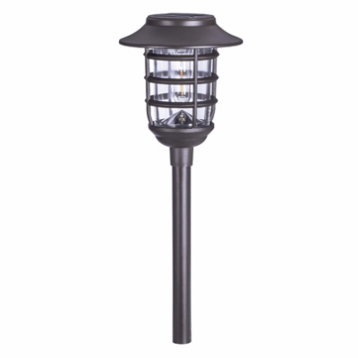 RIMPORTS LLC GL43517 Solar Path Lights, Bronze Aluminum  pair