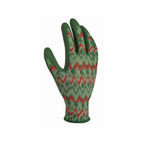 Garden Gloves, Latex-Coated, Knit Shell, Women's Medium
