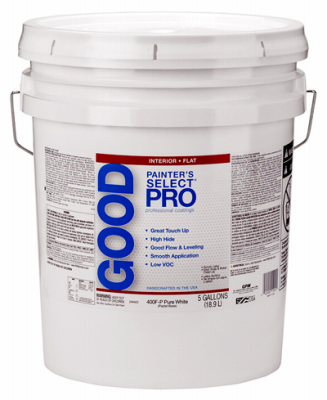 TRUE VALUE MFG COMPANY 400F-P-5G 400F-P 5G WHT FLT Paint