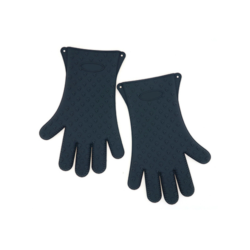 Silicone Grilling Gloves, Dark Gray, Fits Most Pair