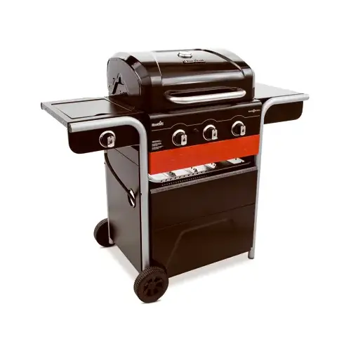 Gas-2-Coal Hybrid Grill, 40,000-BTUs + Side Burner