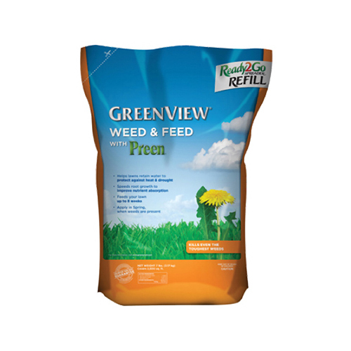 Weed & Feed Fertilizer, Covers 2,500 Sq. Ft., 7-Lbs.