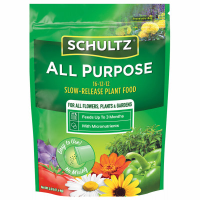 Schultz SPF48640 Plant Food, 3.5 lb, Granular, 16-12-12 N-P-K Ratio