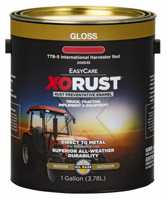 TRUE VALUE MFG COMPANY TTB5-GL Rust Preventative Paint & Primer, Direct to Metal, Truck, Tractor, Implement & Equipment, International Harvester Red, 1-Gallon