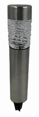 RIMPORTS LLC GL40122 Solar LED Bollard Light, Black