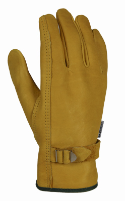 Big Time Products 40011-26 Leather Work Gloves, Tan Cowhide, Men's Medium