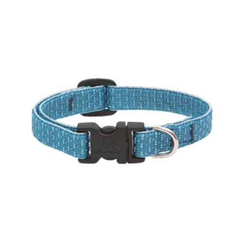 Eco Dog Collar, Adjustable, Tropical Sea, 1/2 x 10 to 16-In.