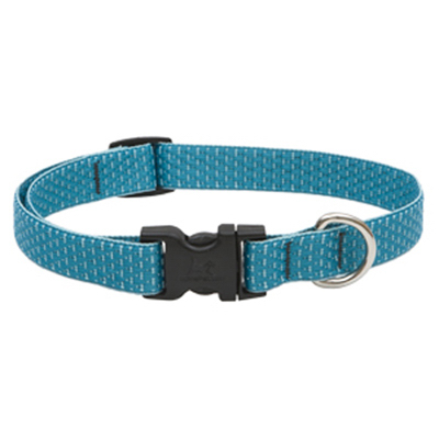 LUPINE INC 36302 Eco Dog Collar, Adjustable, Tropical Sea, 3/4 x 13 to 22-In.