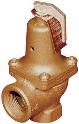 Watts 174A ASME Water-Pressure Relief Valve, 30-Lb., 0.75-In.