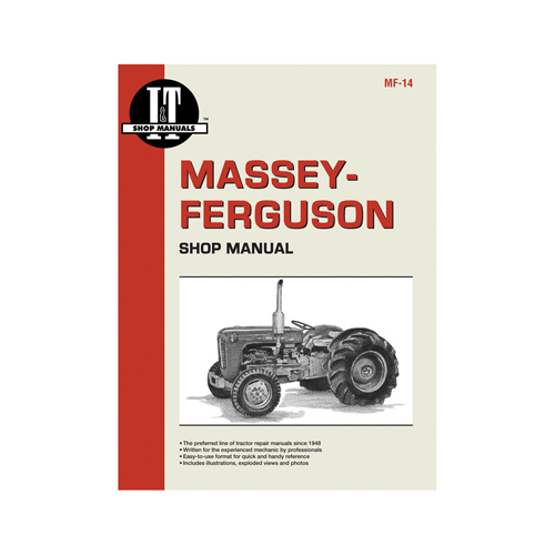 IT Shop Manuals MF-14 Tractor Manual For Massey Ferguson