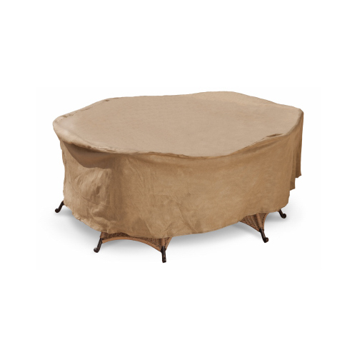 BUDGE INDUSTRIES LLC P5A01SF1-N Round Table/Chair Combo Cover, Tan