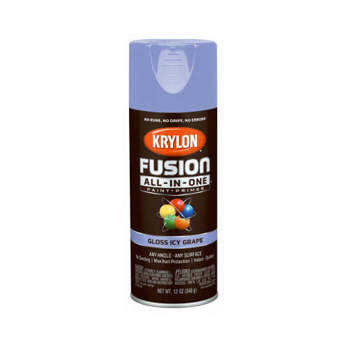 Fusion All-In-One Spray Paint + Primer, Gloss Icy Grape, 12-oz.