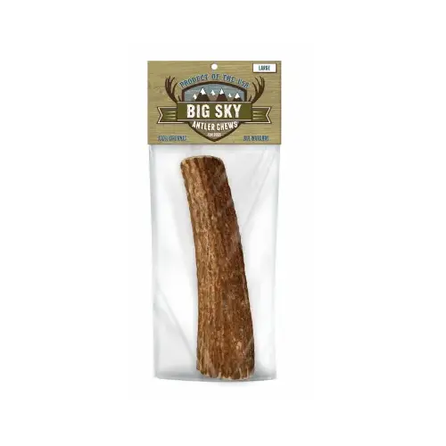 SCOTT PET AT185 Dog Treats, Antler Chew, Large