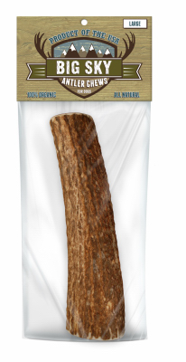 SCOTT PET AT185 Dog Treats, Antler Chew, Large