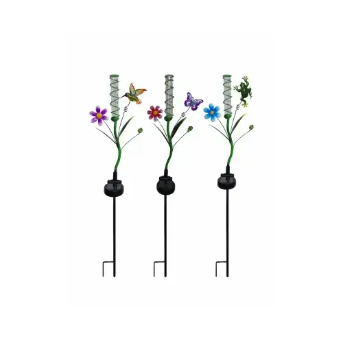 HEADWIND CONSUMER PRODUCTS 830-1685-XCP12 Solar Rain Gauge Stake Lights - pack of 12