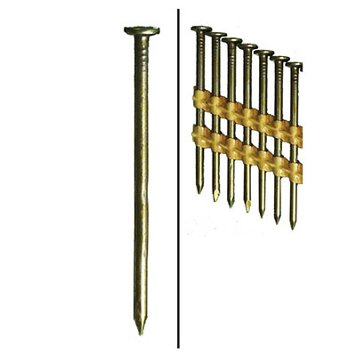 HILLMAN FASTENERS 461741 Collated Framing Nails, Plastic Strip, Smooth, Brite, 3-In. x .131, 2,000-Ct.