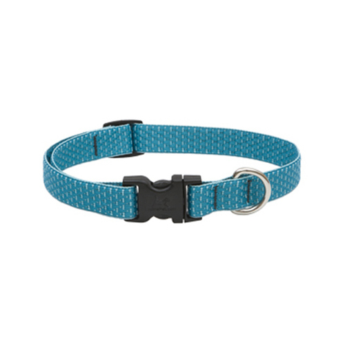 LUPINE INC 36301 Eco Dog Collar, Adjustable, Tropical Sea, 3/4 x 9 to 14-In.