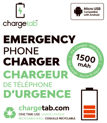 CHARGETAB INC CHARGETAB ANDR Android Emergency Charger