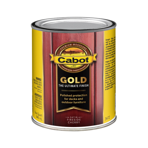 CABOT/VALSPAR CORP 3472-05 Gold Ultimate Wood Finish, Fireside Cherry, 1-Qt.