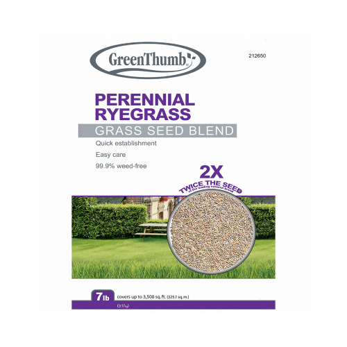 Barenbrug GVPRG7 Perennial Ryegrass Seed Mix, 7-Lbs., Covers 960 Sq. Ft.