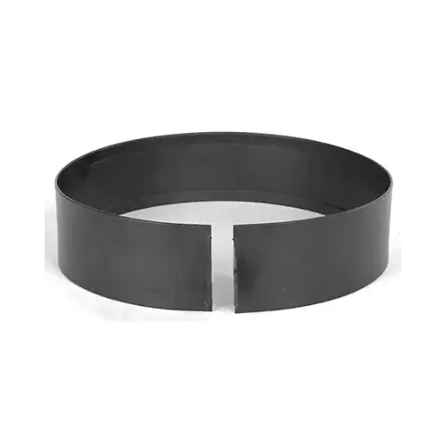 SELKIRK DSP-FB Chimney Finishing Band, Stainless Steel, Black, Galvanized