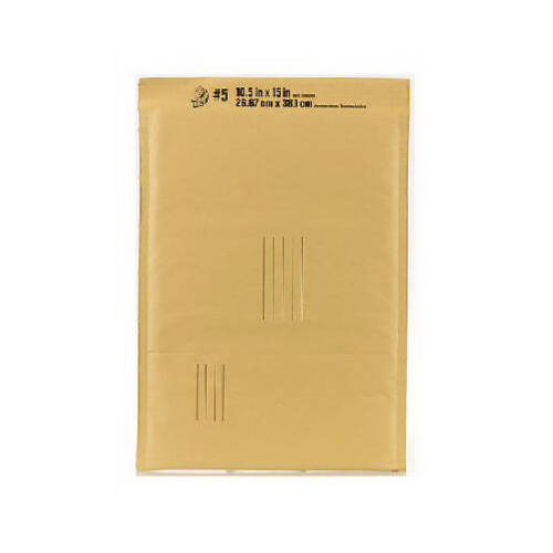 Shurtech Brands 394507 Bubble-Padded Envelopes, 10.5 x 15-In.