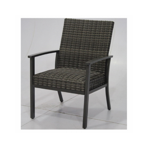 Four Seasons Courtyard B1T00400H60 Nantucket Patio Dining Chair, Steel + Woven Fabric