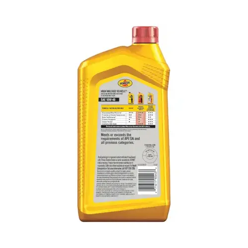 High-Mileage Motor Oil, 10W-40, 1-Qt.