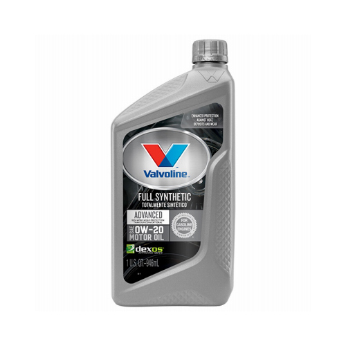 Advanced Full Synthetic Motor Oil, 0W-20, 1 qt Bottle - pack of 6