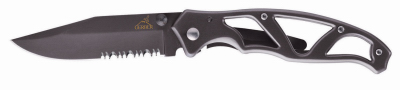 FISKARS BRANDS INC 22-48445 Paraframe I Folding Knife, Serrated, Titanium Nitride