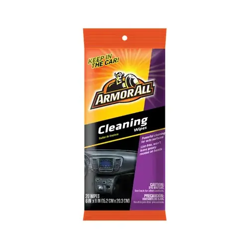 ARMORED AUTOGROUP INC 18242W Cleaning Wipes Flat Pack, 20 Count