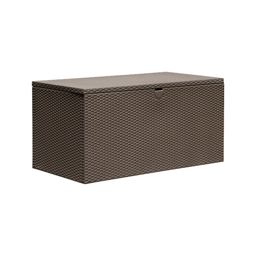 ShelterLogic DBBWES Deck Box, Metal, Espresso, 4'4" x 2'3" x 2'2"