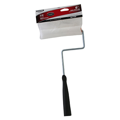 TRUE VALUE APPLICATORS 60140TV Paint Roller Cover With Frame, White Knit, 3/8-In. Nap, 6.5-In.