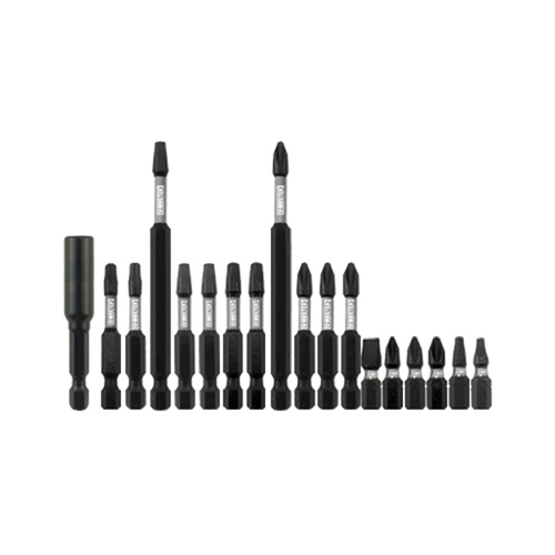 18-Pc. Impact Bit Set, Plastic Case