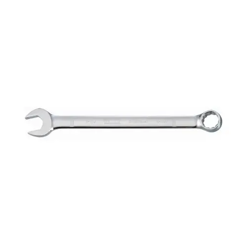 Combination Wrench, SAE, 1-1/4 in Head, 16-7/8 in L, 12-Point, Chrome, Comfort-Grip Handle