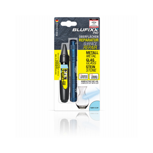 BLUFIXX 3D SYSTEMS DE-10.111.0000 Universal Light Curing Surface Repair Glue Pen Kit, For Metal, Glass, Stone