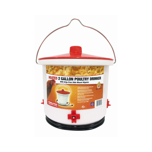 Poultry Drinker, 2 gal Capacity