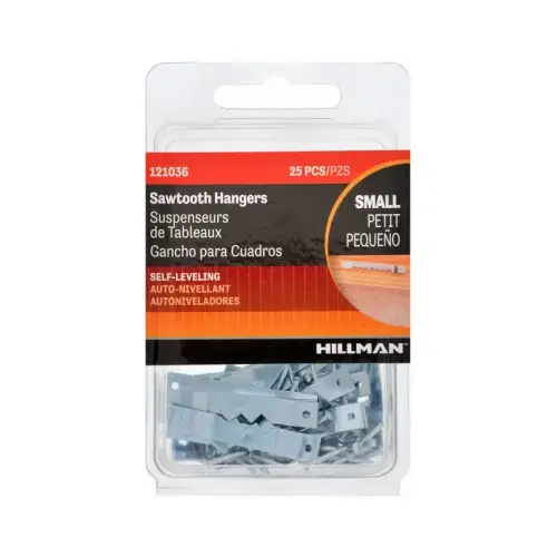 HILLMAN FASTENERS 121036 Picture Hangers, Saw Tooth - pack of 25