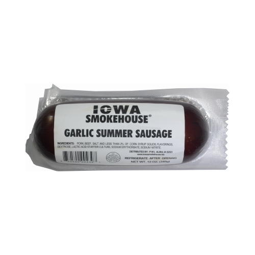 Summer Sausage, Garlic, 12-oz. - pack of 12