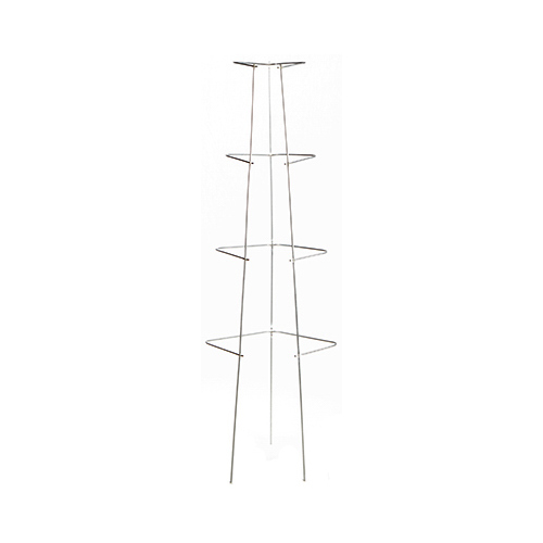 Glamos Wire 760469 Heavy-Duty Tomato / Plant Support, Galvanized Diamond Cage Design, 44-In.