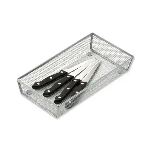 Drawer Organizer, Steel Mesh, 12 x 6 x 2-In.