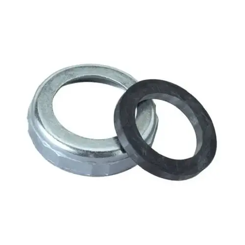 Slip Joint Reducing Nut & Rubber Washer, Chrome-Plated - pack of 5