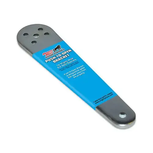 Mighty Mule FM148 Push to Open Bracket, Metal, For: FM500/502, 600 and 350/352 Automatic Gate Openers